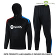 Tuta calcio Barcellona 24-25 mezza zip con cappuccio Modello 8 abbigliamento sportivo