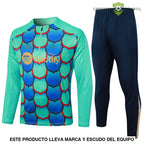 Chandal Barcelona 24-25 Media Cremallera Modelo 10 Ropa Deportiva