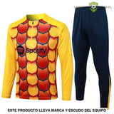 Tuta calcio Barcellona 24-25 mezza zip Modello 9 abbigliamento sportivo