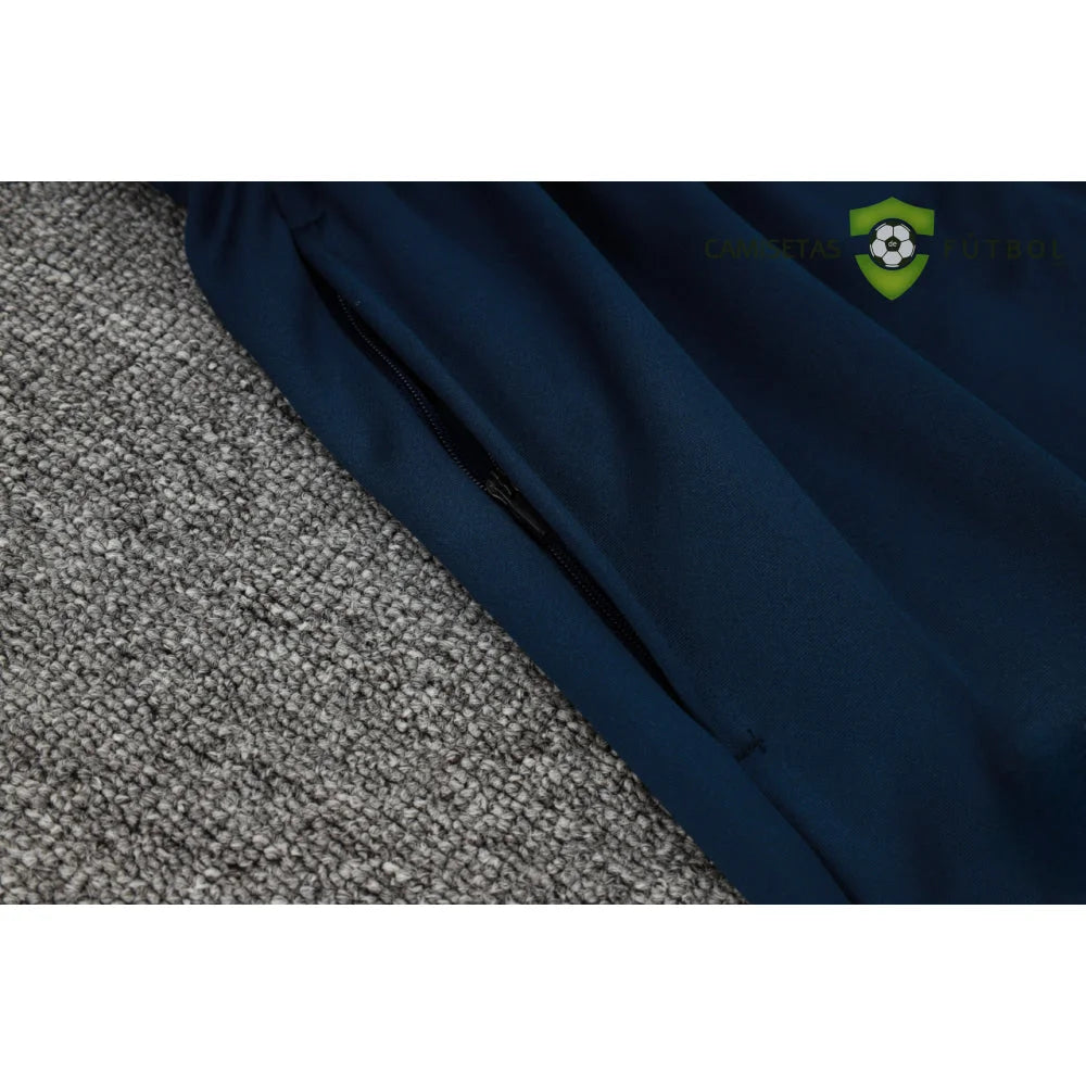 Tuta calcio Barcellona 24-25 mezza zip Modello 9 abbigliamento sportivo