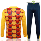 Tuta calcio Barcellona 24-25 mezza zip Modello 9 abbigliamento sportivo