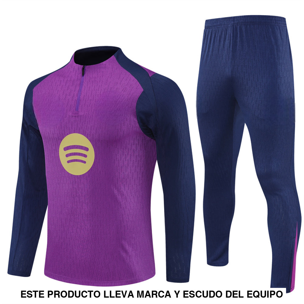 Chandal Barcelona 25 26 media cremallera Modelo 2 Chandal Media Cremallera