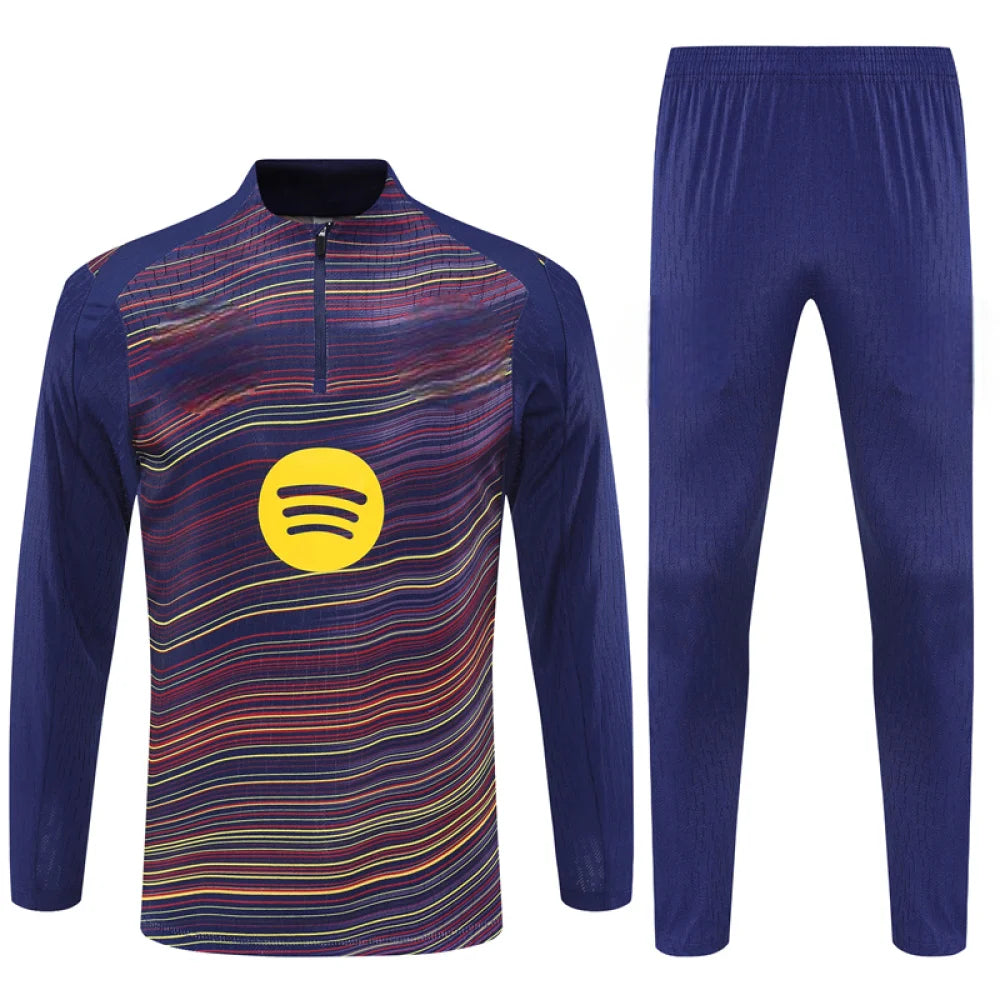 Chandal Barcelona 25-26 media cremallera Modelo 3 Chandal Media Cremallera