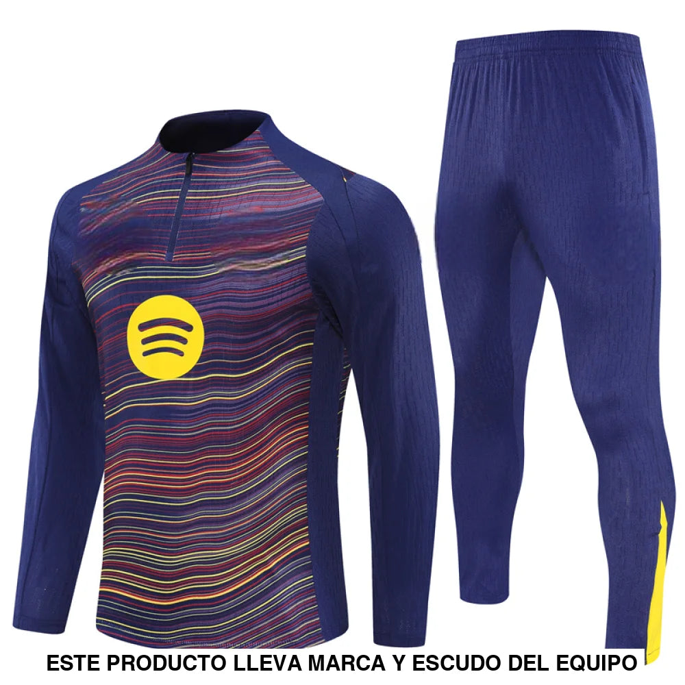 Chandal Barcelona 25-26 media cremallera Modelo 3 Chandal Media Cremallera