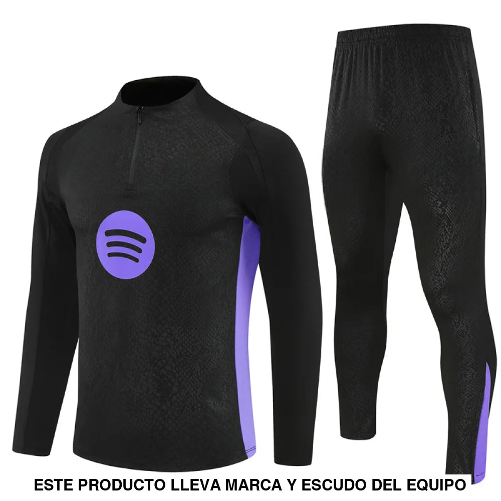 Chandal Barcelona 25-26 media cremallera Modelo 4 Chandal Media Cremallera
