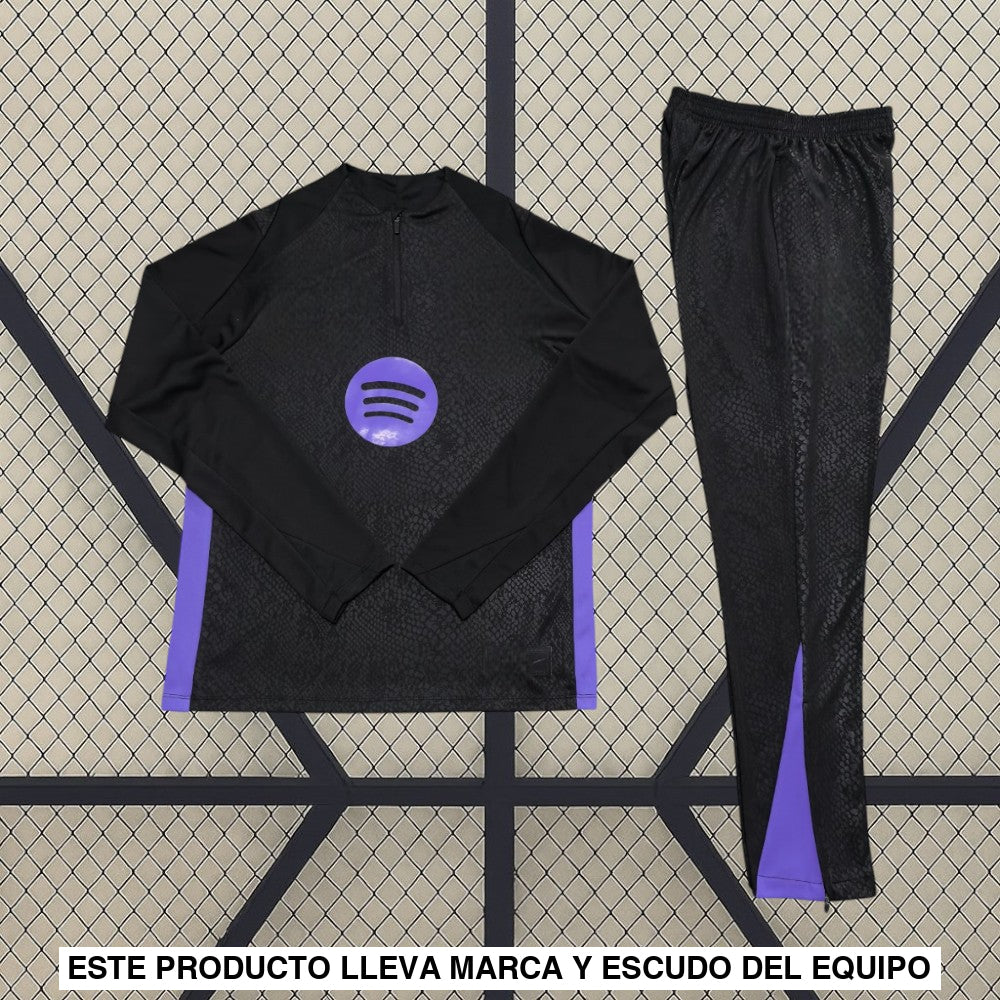 Chandal Barcelona 25 26 media cremallera Modelo 4 Chandal Media Cremallera