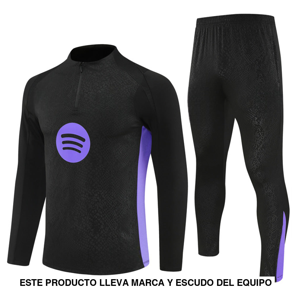Chandal Barcelona 25-26 media cremallera Modelo 4 Chandal Media Cremallera