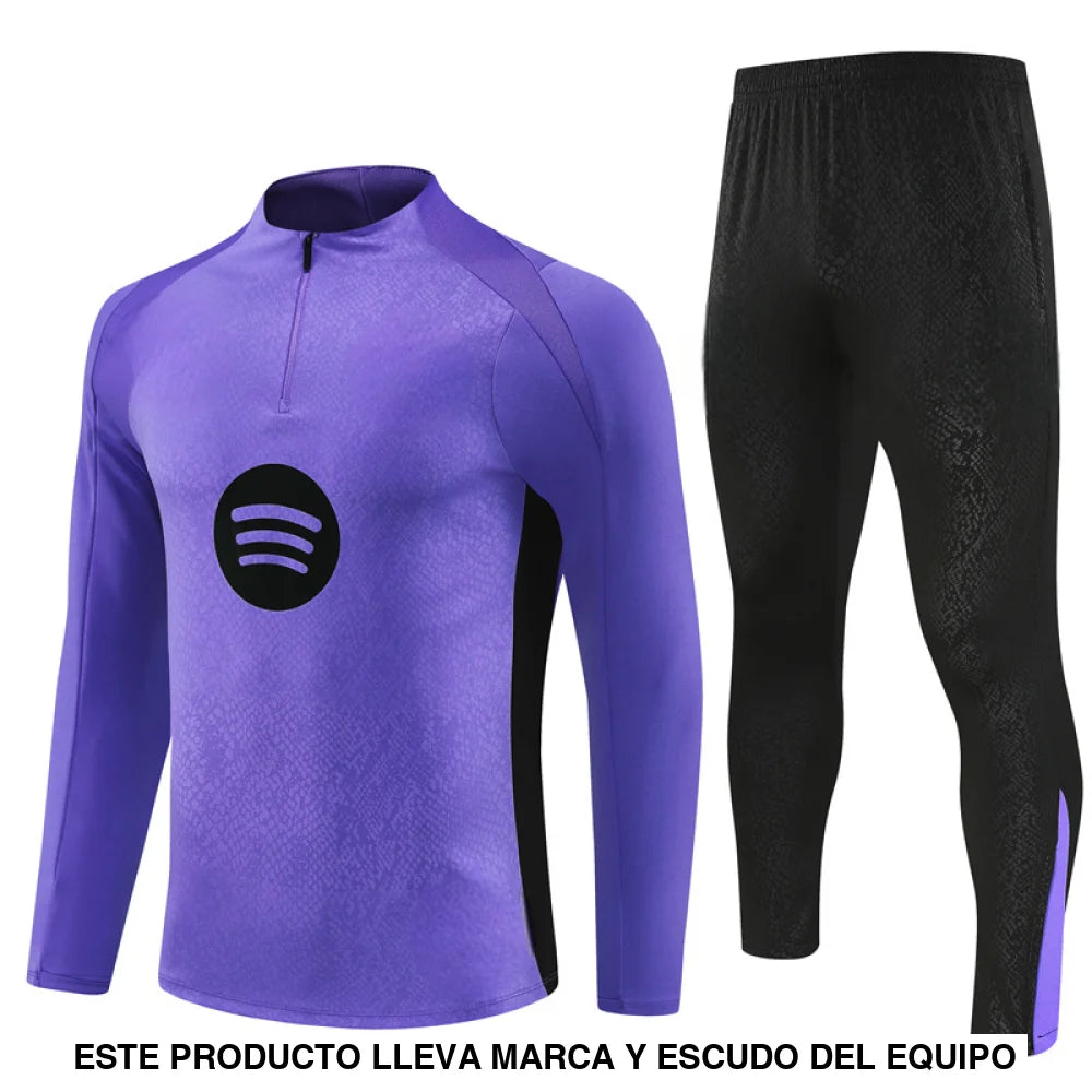 Chandal Barcelona 25-26 media cremallera Modelo 5 Chandal Media Cremallera