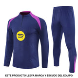 Chandal Barcelona 25-26 media cremallera Modelo 6 Chandal Media Cremallera