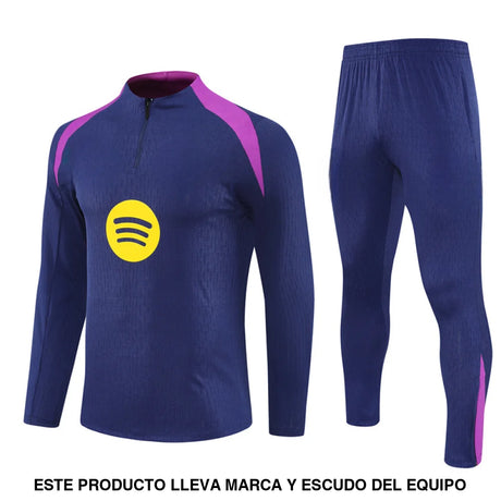 Chandal Barcelona 25-26 media cremallera Modelo 6 Chandal Media Cremallera