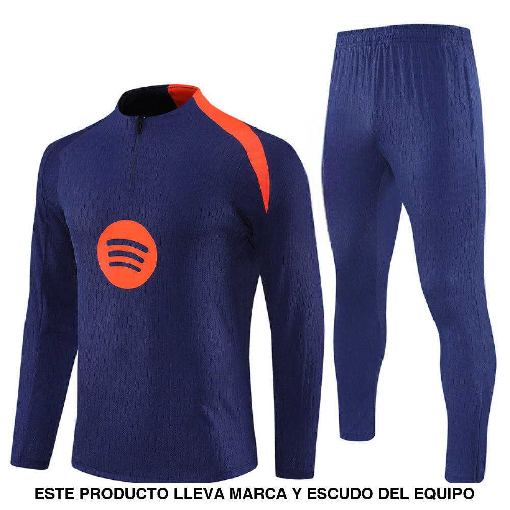 Chandal Barcelona 25-26 media cremallera Modelo 7 Chandal Media Cremallera