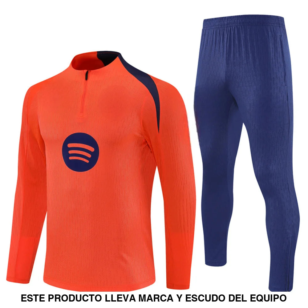 Chandal Barcelona 25-26 media cremallera Modelo 8 Chandal Media Cremallera