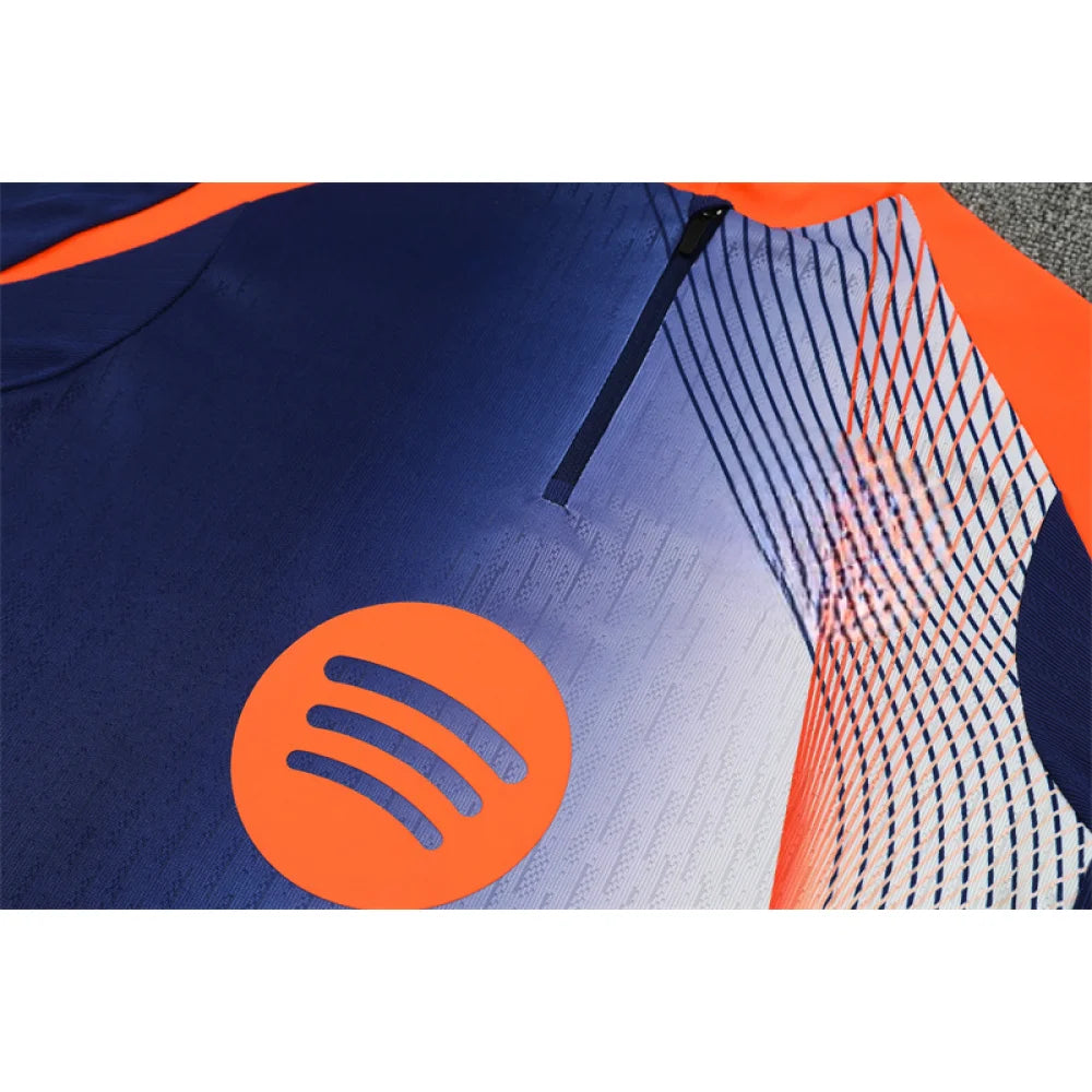 Chandal Barcelona 25-26 media cremallera Modelo 9 Chandal Media Cremallera