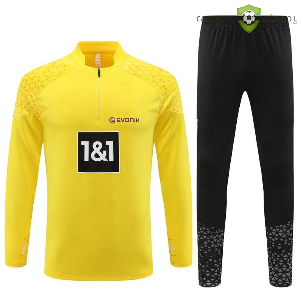 Chandal Borussia Dortmund 23-24 Media Cremallera Modelo 1 Ropa Deportiva