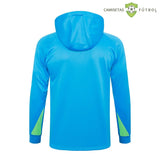 Tuta calcio Brasile 24-25 mezza zip con cappuccio Modello 1 abbigliamento sportivo