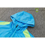 Tuta calcio Brasile 24-25 mezza zip con cappuccio Modello 1 abbigliamento sportivo