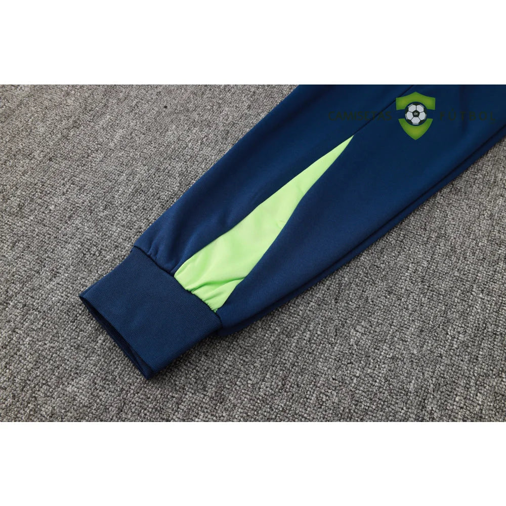 Tuta calcio Brasile 24-25 mezza zip con cappuccio Modello 1 abbigliamento sportivo