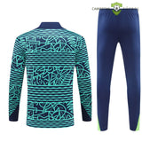 Tuta calcio Brasile 24-25 mezza zip Modello 3 abbigliamento sportivo