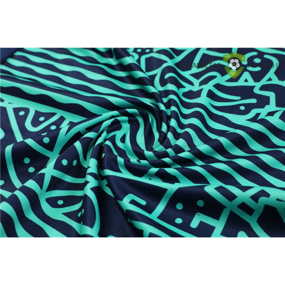 Tuta calcio Brasile 24-25 mezza zip Modello 3 abbigliamento sportivo