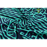 Tuta calcio Brasile 24-25 mezza zip Modello 3 abbigliamento sportivo