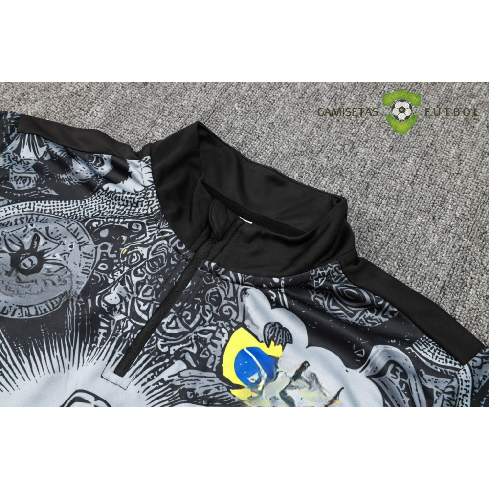 Chandal Brasil 24-25 Media Cremallera Modelo 6 Ropa Deportiva