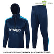 Tuta calcio Chelsea 24-25 mezza zip con cappuccio Modello 2 abbigliamento sportivo