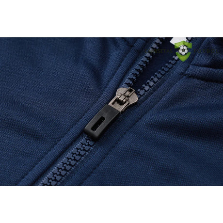 Tuta calcio Chelsea 24-25 mezza zip con cappuccio Modello 2 abbigliamento sportivo