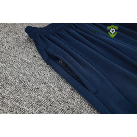 Tuta calcio Chelsea 24-25 mezza zip con cappuccio Modello 2 abbigliamento sportivo