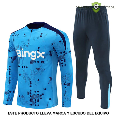 Tuta calcio Chelsea 24-25 mezza zip Modello 1 abbigliamento sportivo