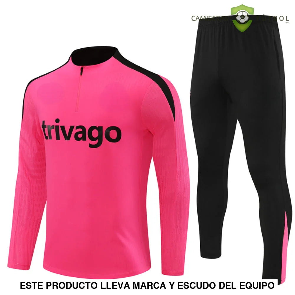 Tuta calcio Chelsea 24-25 mezza zip Modello 6 abbigliamento sportivo