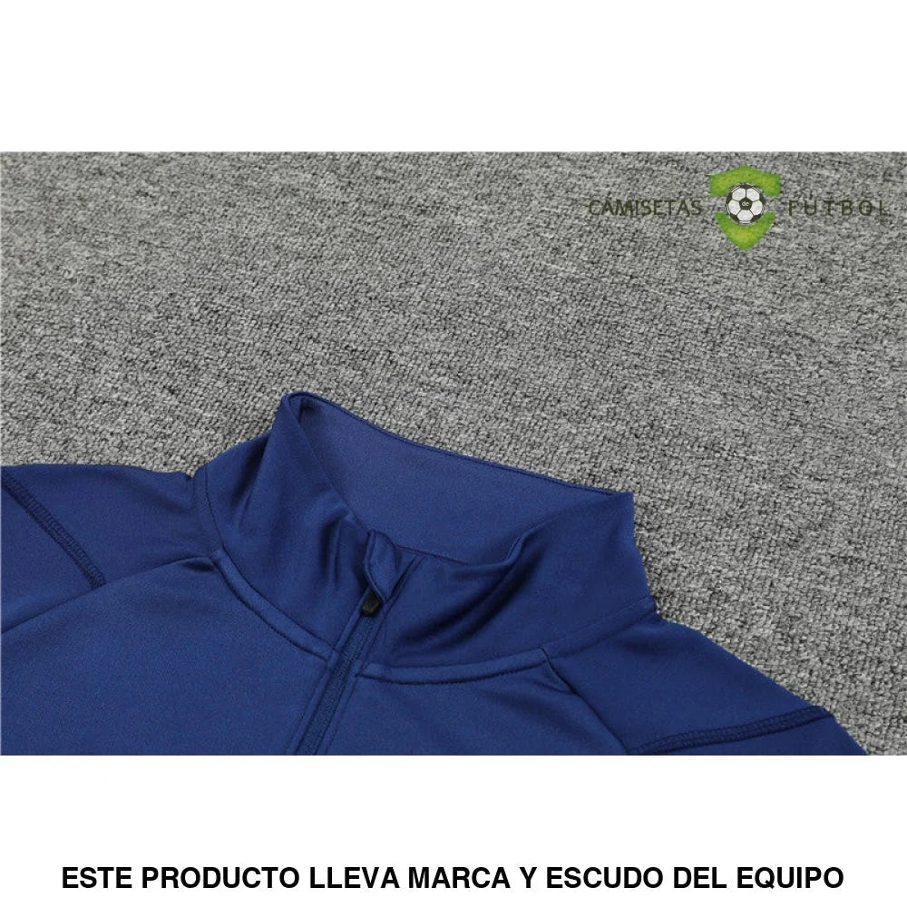 Tuta calcio Spagna 22-23 mezza zip Modello 2 abbigliamento sportivo