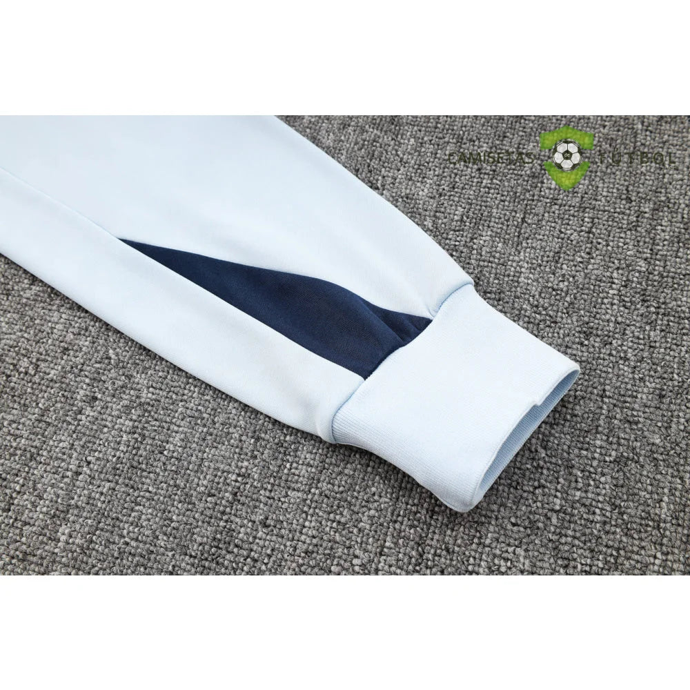 Tuta calcio Francia 24-25 mezza zip con cappuccio Modello 1 abbigliamento sportivo