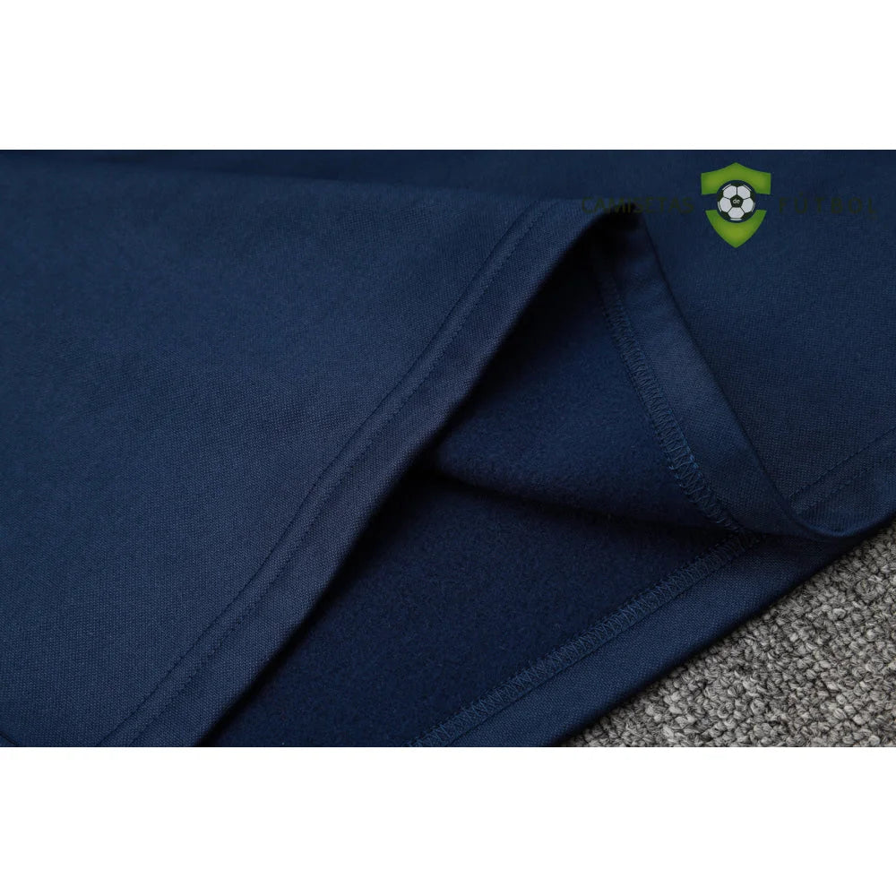 Tuta calcio Francia 24-25 mezza zip con cappuccio Modello 2 abbigliamento sportivo