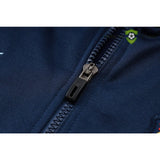 Tuta calcio Francia 24-25 mezza zip con cappuccio Modello 2 abbigliamento sportivo