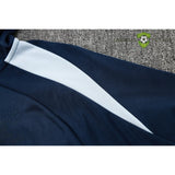 Tuta calcio Francia 24-25 mezza zip con cappuccio Modello 2 abbigliamento sportivo