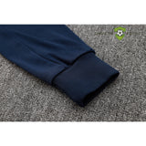 Tuta calcio Francia 24-25 mezza zip con cappuccio Modello 2 abbigliamento sportivo