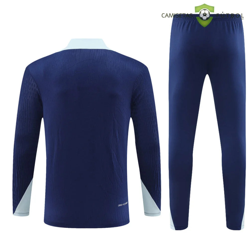 Tuta calcio Francia 24-25 mezza zip Modello 2 abbigliamento sportivo