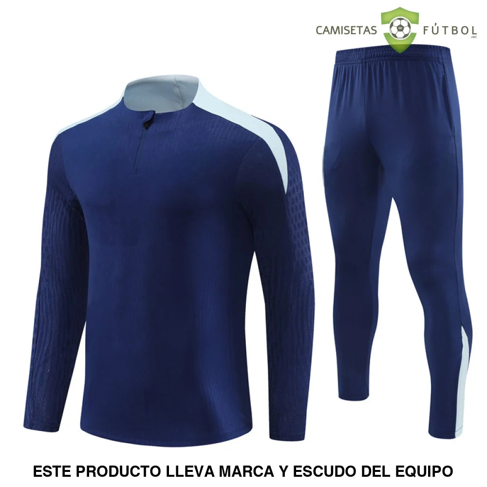 Tuta calcio Francia 24-25 mezza zip Modello 2 abbigliamento sportivo