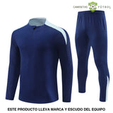Tuta calcio Francia 24-25 mezza zip Modello 2 abbigliamento sportivo