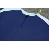 Tuta calcio Francia 24-25 mezza zip Modello 2 abbigliamento sportivo