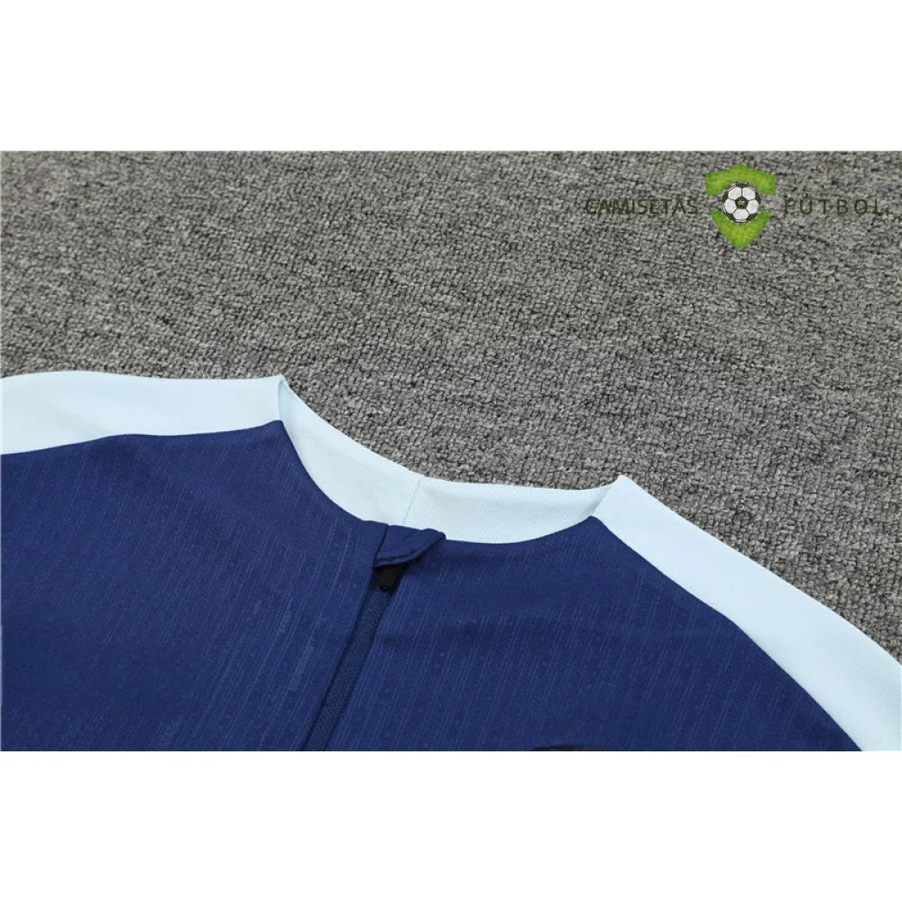 Tuta calcio Francia 24-25 mezza zip Modello 2 abbigliamento sportivo