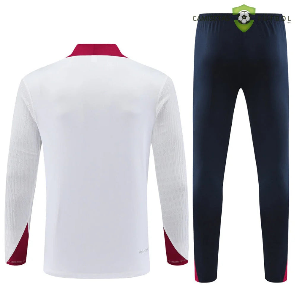 Tuta calcio Inghilterra 24-25 mezza zip Modello 1 abbigliamento sportivo