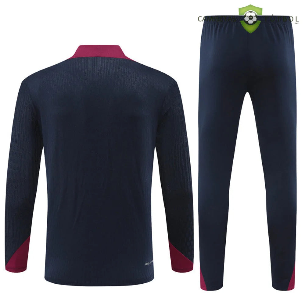 Tuta calcio Inghilterra 24-25 mezza zip Modello 3 abbigliamento sportivo