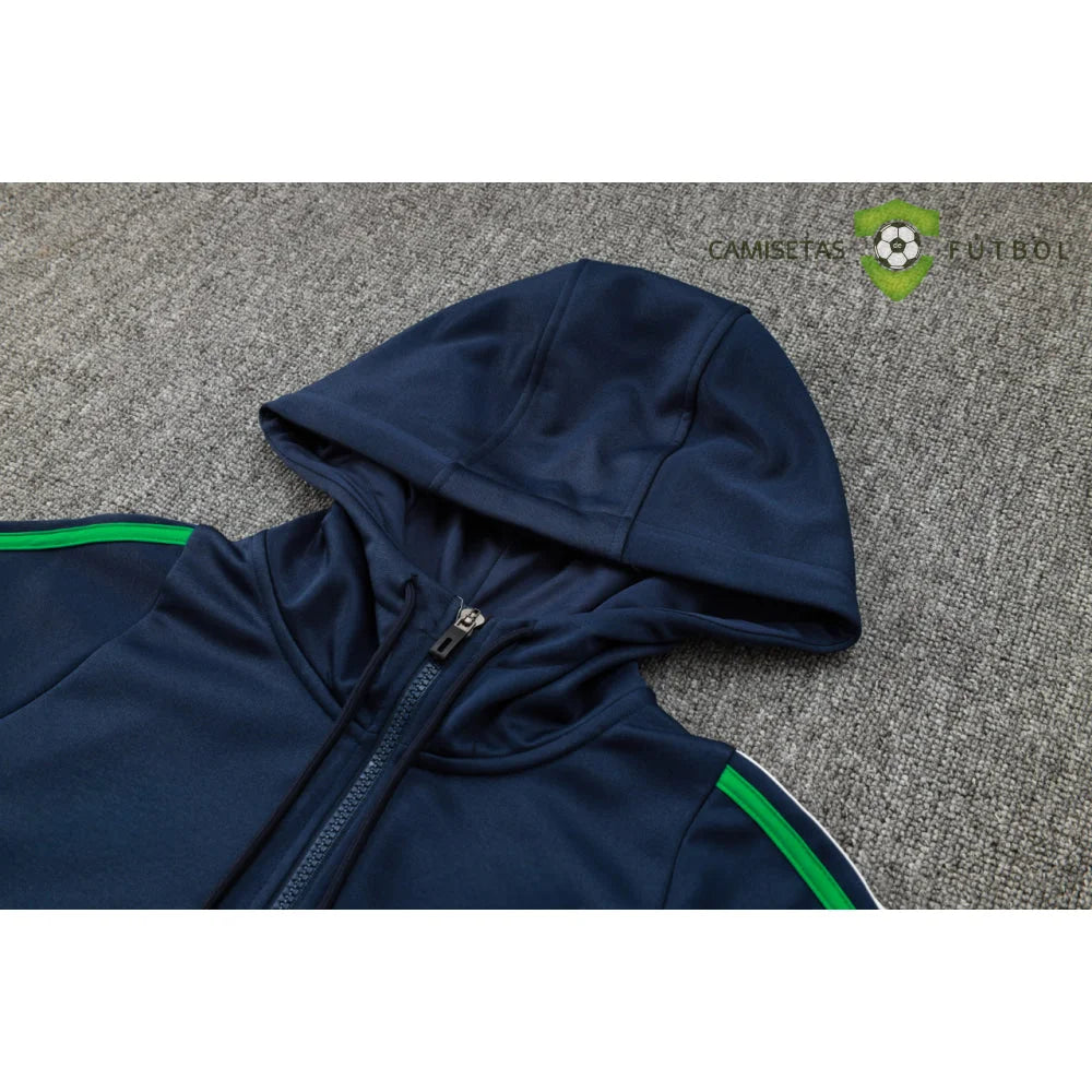 Chandal Italia 24-25 Media Cremallera Con Capucha Modelo 2 Ropa Deportiva