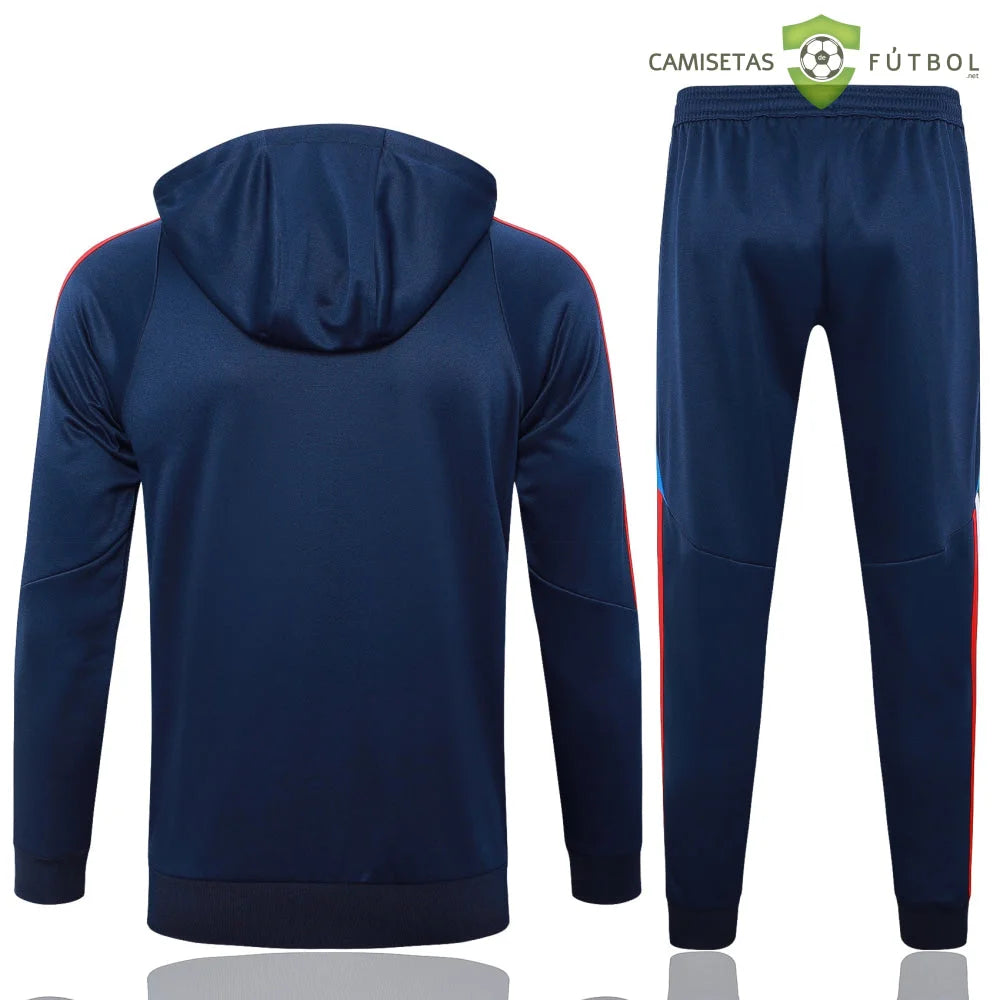 Chandal Italia 24-25 Media Cremallera Con Capucha Modelo 2 Ropa Deportiva