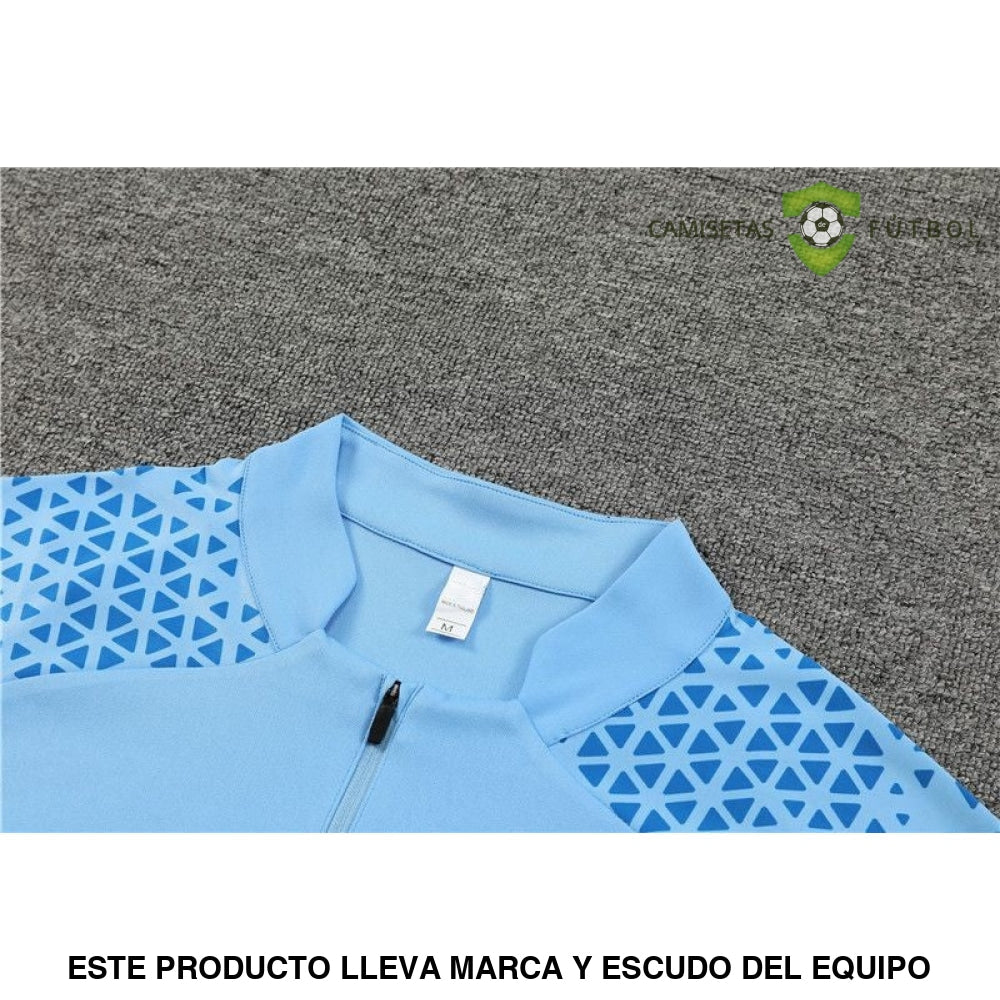 Chandal Manchester City 23-24 Media Cremallera Modelo 2 Ropa Deportiva