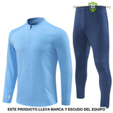 Tuta calcio Manchester City 24-25 mezza zip Modello 1 abbigliamento sportivo