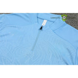 Tuta calcio Manchester City 24-25 mezza zip Modello 1 abbigliamento sportivo