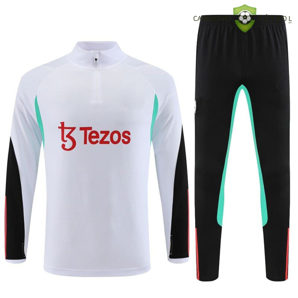 Chandal Manchester United 23-24 Media Cremallera Modelo 1 Ropa Deportiva