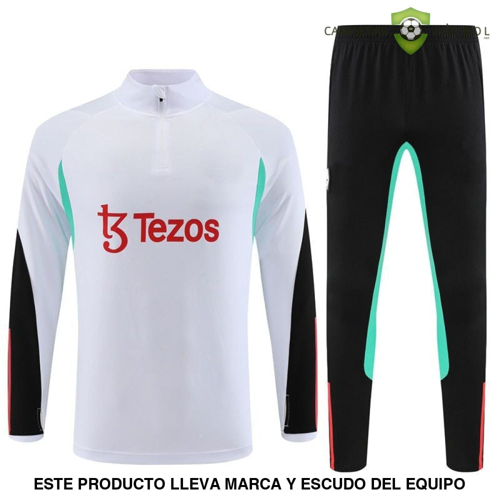 Chandal Manchester United 23-24 Media Cremallera Modelo 1 Ropa Deportiva